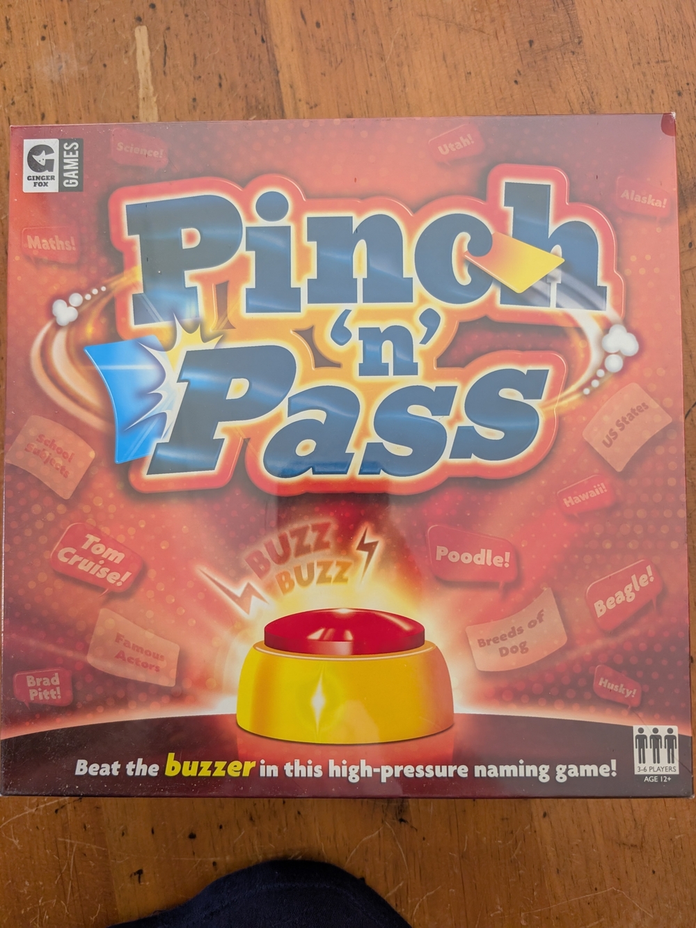Pinch 'n' Pass Party Game by - Red and Yellow